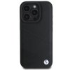 BMW BMHCP16L23RCGPK iPhone 16 Pro 6.3 czarny/black hardcase Sign Leather Crossing Lines Pattern